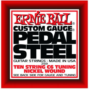 Ernie Ball 10-String C6 Pedal Steel Guitar Strings (EB-2501)