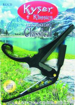 Kyser Classical Capo, Black (KY-KGCB)