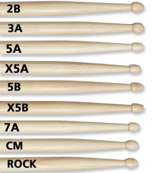 Vic Firth American Classic Hickory Wood Tip Drumsticks (VF-MTR-VFHWT)