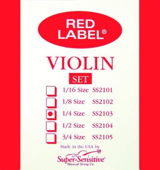 Super Sensitive Orchestra Tone Violin Strings, 1/4 (SU-0012103)