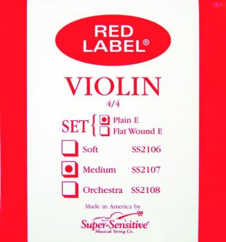 Super Sensitive Medium Tone Violin String, 4/4 - E (SU-0012117)
