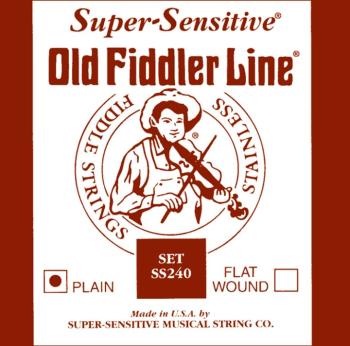 Super Sensitive Old Fiddler Plain Wound Fiddle String Set (SU-0012407)