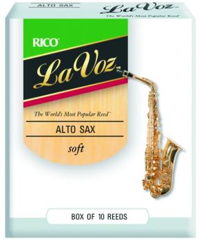 La Voz Alto Sax Reeds, 10 Per Box (LV-MTR-805L)