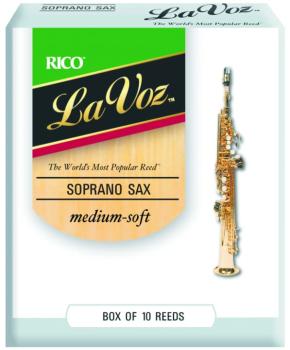 La Voz Soprano Sax Reeds, 10 Per Box (LV-MTR-L808)