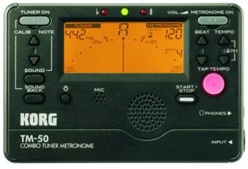 Korg TM-50 Digital Metronome Tuner (KO-TM50BK)