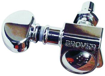 Grover "Mini",3 to a Side, Machine Heads, Chrome (GR-406C)