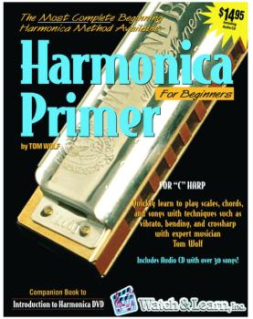 Watch & Learn Harmonica Primer Instruction Book with Audio CD (WL-WLVHB)