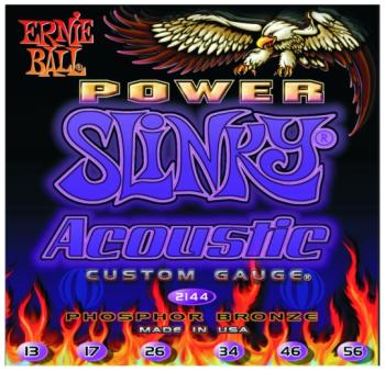 Ernie Ball Phosphor Bronze Acoustic, Power Slinky (EB-EB2144)