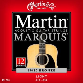 Martin Marquis 80/20 Bronze Strings, 12 St. Light (MA-M1700)