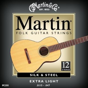 Martin Standard Folk Strings, 12 St. Silk & Steel (MA-M200)