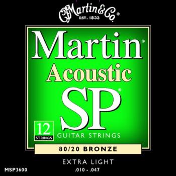 Martin SP 80/20 Bronze Strings, 12 St., Extra Lt. (MA-MSP3600)