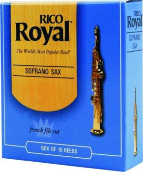 Rico Royal Soprano Sax Reeds, 10 Per Box (RR-MTR-701R)