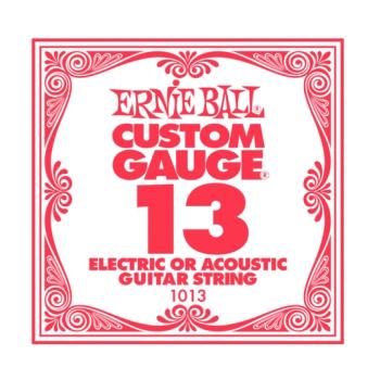 Ernie Ball Plain Steel Single Strings, .013 (6) (EB-EB1013)