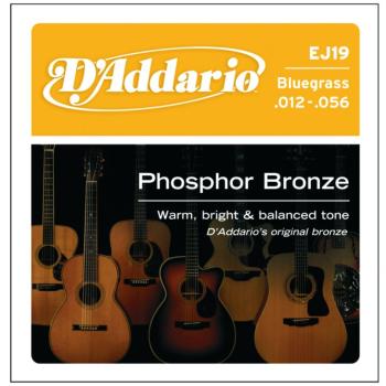 D'Addario Phosphor Bronze Acoustic , Bluegrass (DD-EJ19)