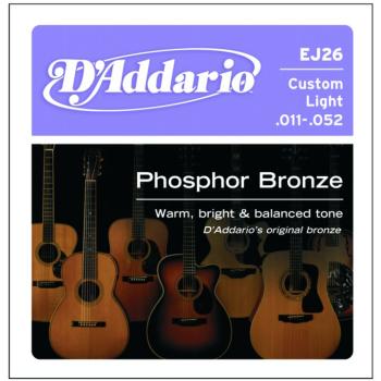 D'Addario Phosphor Bronze Acoustic Strings Cus. Lt (DD-EJ26)