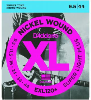 D'Addario XL Nickel Guitar Strings, Super Lt. + (DD-EXL120+)
