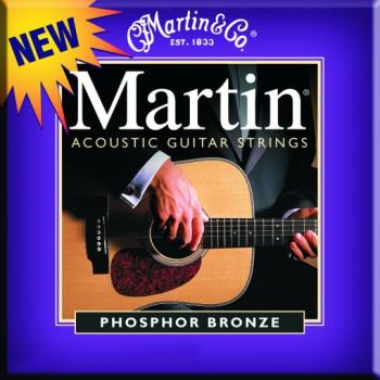 Martin 92/8 PB Acoustic Guitar Strings, Custom Lt. (MA-M535)