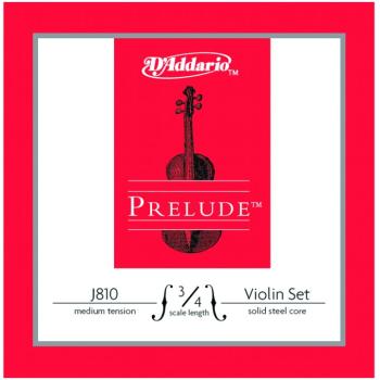 Prelude Medium Tension Violin String Set, 3/4 (PD-J81034M)