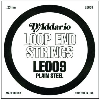 D'Addario Plain Steel Loop End Strings, .008 (10) (DD-LE009)