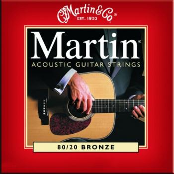 Martin 80/20 Bronze Acoustic Guitar Strings, Lt. (MA-M140)