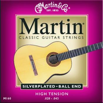 Martin Silverplated Hi-Tension Classical, Ball End (MA-M160)