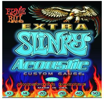 Ernie Ball Phosphor Bronze Acoustic, Extra Slinky (EB-EB2150)