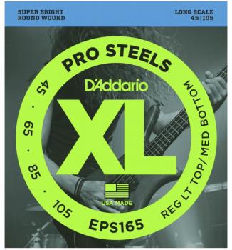 D'Addario XL ProSteels Bass Strings, RLTMB (DD-EPS165)