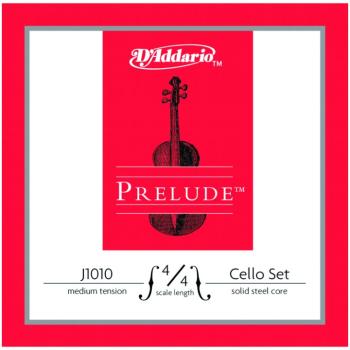 D'Addario  Prelude Cello String Set, 4/4 Scale, Medium Tension (J101044M)