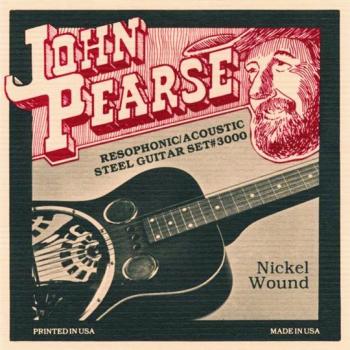 John Pearse Pure Nickel Wound Resophonic Strings (JP-JP3000)
