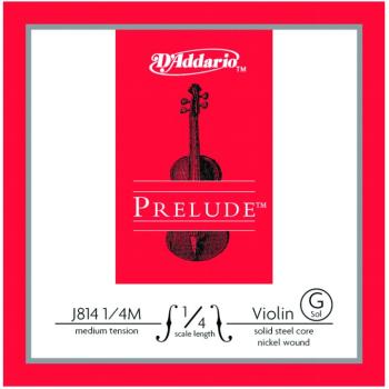 Prelude Medium Tension Single Violin String, 1/4 (PD-MTR-J8114M)