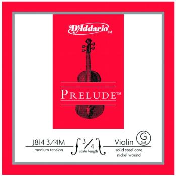 Prelude Medium Tension Single Violin String, 3/4 (PD-MTR-J8134M)
