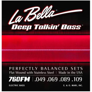 LaBella Deep Talkin'Bass Strings, Flatwound (LB-L760FM)