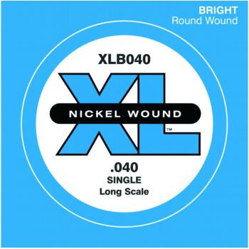 D'Addario XL Nickel Wound Single Bass String, .040 (DD-XLB040)