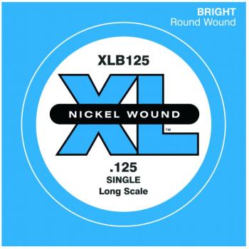 D'Addario XL Nickel Wound Single Bass String, 1.25 (DD-XLB125)