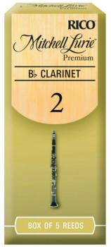 Mitchell Lurie Premium Cut Clarinet Reeds, 5 Per Box (ML-MTR-1285ML)